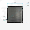 752W06100-00801_Радиатор системы охлаждения HOWO T5G 2021 г.в._1